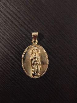 14K San judas Pendant