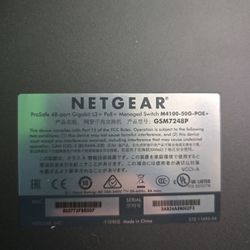 Netgear M4100-50g-PoE+