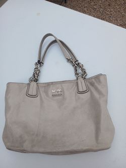 Coach Leather Tote Bag