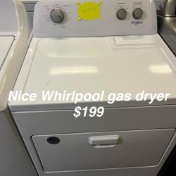 Nice Whirlpool Gas Dryer 