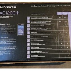 Linksys AC1200+ Dual band smart WI-FI