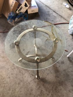 Glass table