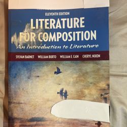 Literature For Composition An Introduction To Literature 11th Edition Used