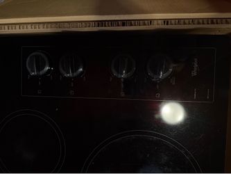 Whirlpool ceramic glass cook toop