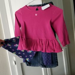 Gymboree Shirt, Cherokee Jeans Jumping Beans Shirt 3T