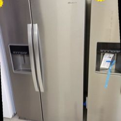 WHIRLPOOL COUNTER DEPTH SIDE BY SIDE REFRIGERATOR OPEN BOX