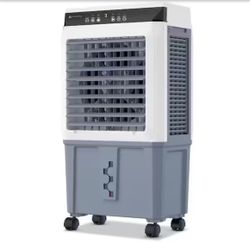 Lifeplus 3300 CFM 3 Speed Portable Evaporative Air Cooler Fan Humidifier Indoor/Outdoor up to 1800 Sq. Ft., White The water pump
