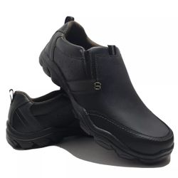 Skechers Relaxed Fit Memory Foam Slip-On Loafers Men’s Size 10.5 Brown.