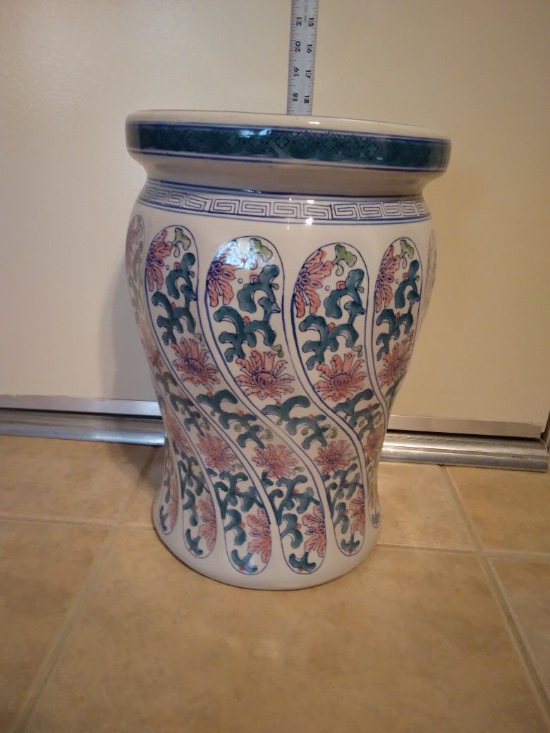 Drum Table, Stool, Patio Pot Stand