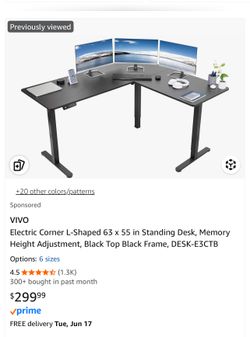L Shaped Standing Desk