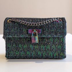 Mini Green Part Crossbody Bag - Kurt Geiger