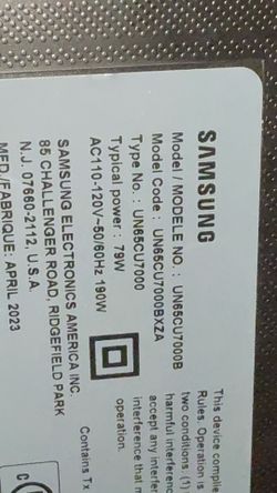 Smart Tv 65” Samsung