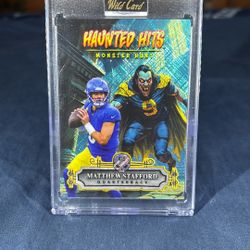 2025 Wild Card Monster Hunt Jersey Edition Matthew Stafford 4/5 