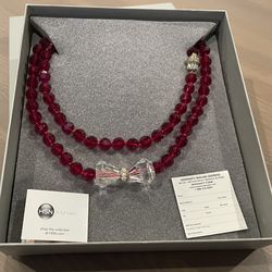 HEIDI DAUS (DISNEY) "Full Of Possibilities" (LG/RUBY) Necklace / Bracelet Set