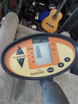 The Outback Metal Detector Control Panel