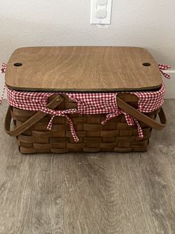 Meadow Picnic basket By Anthropologie