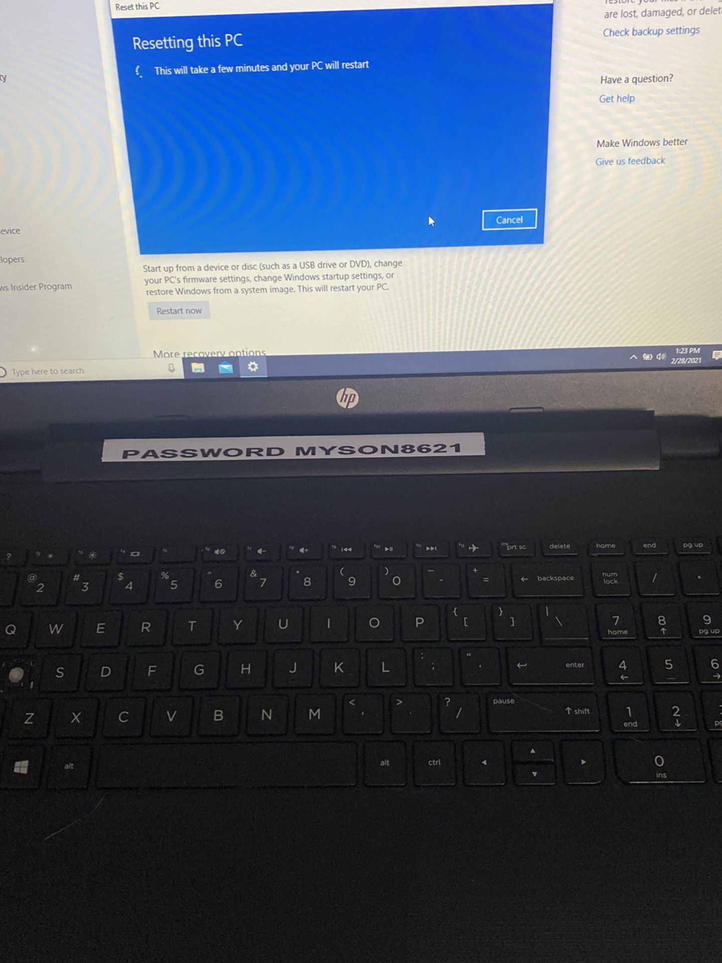 HP Laptop Works Great Just Missing The “A” Key