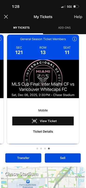 Inter Miami Vancouver Cup MLS Final Tickets 