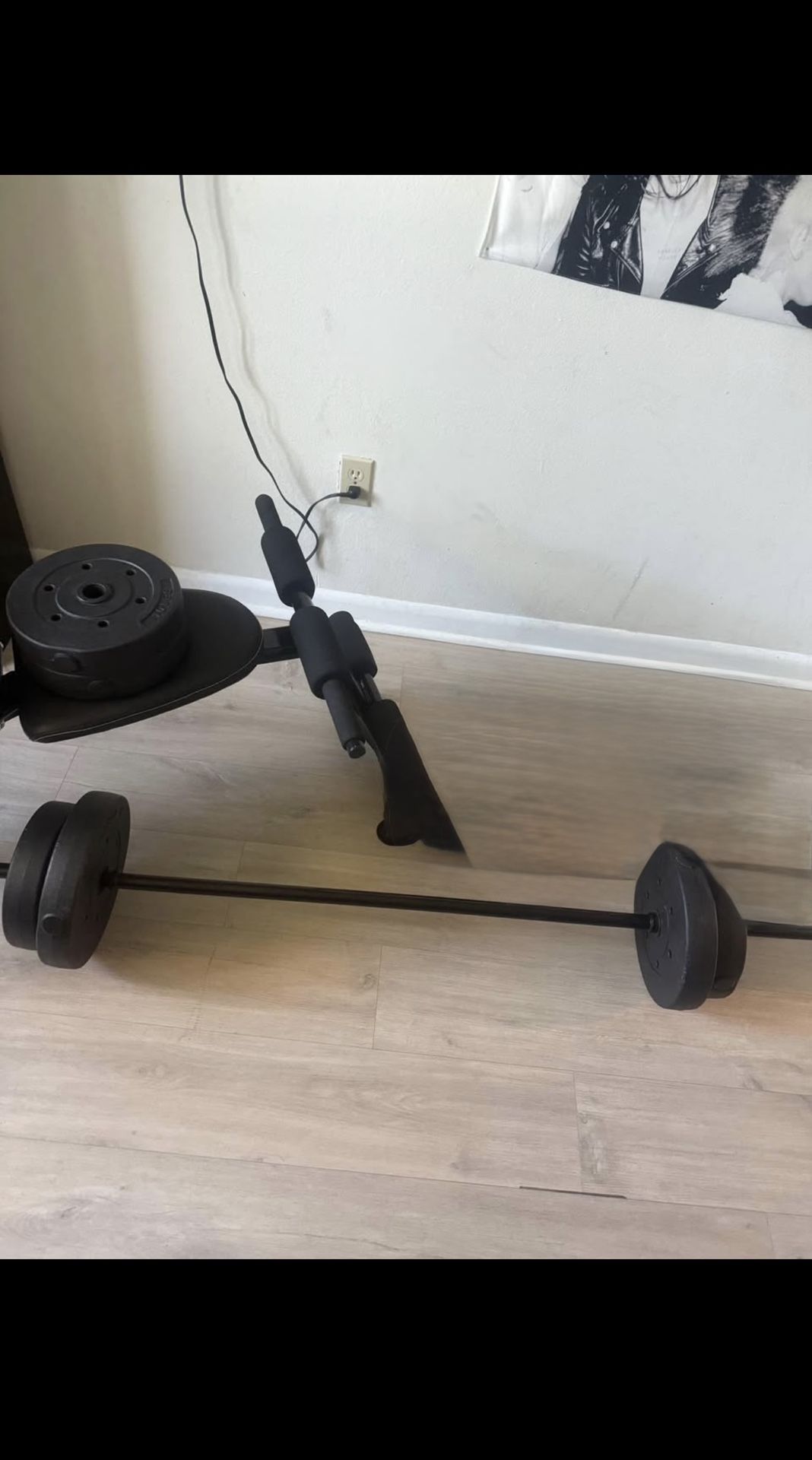 Barbell Weight Set 110 Lbs In Total