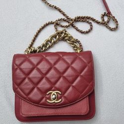 Channel Leather Bag Vintage 