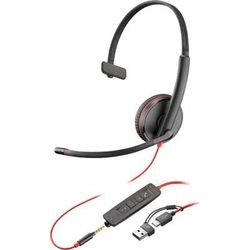NEW Poly Blackwire 3310 USB-C/USB-A Headset