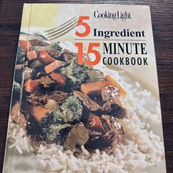 Hardcover 5 Ingredient 15 Minute Cookbook