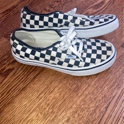 Checkered Vans 