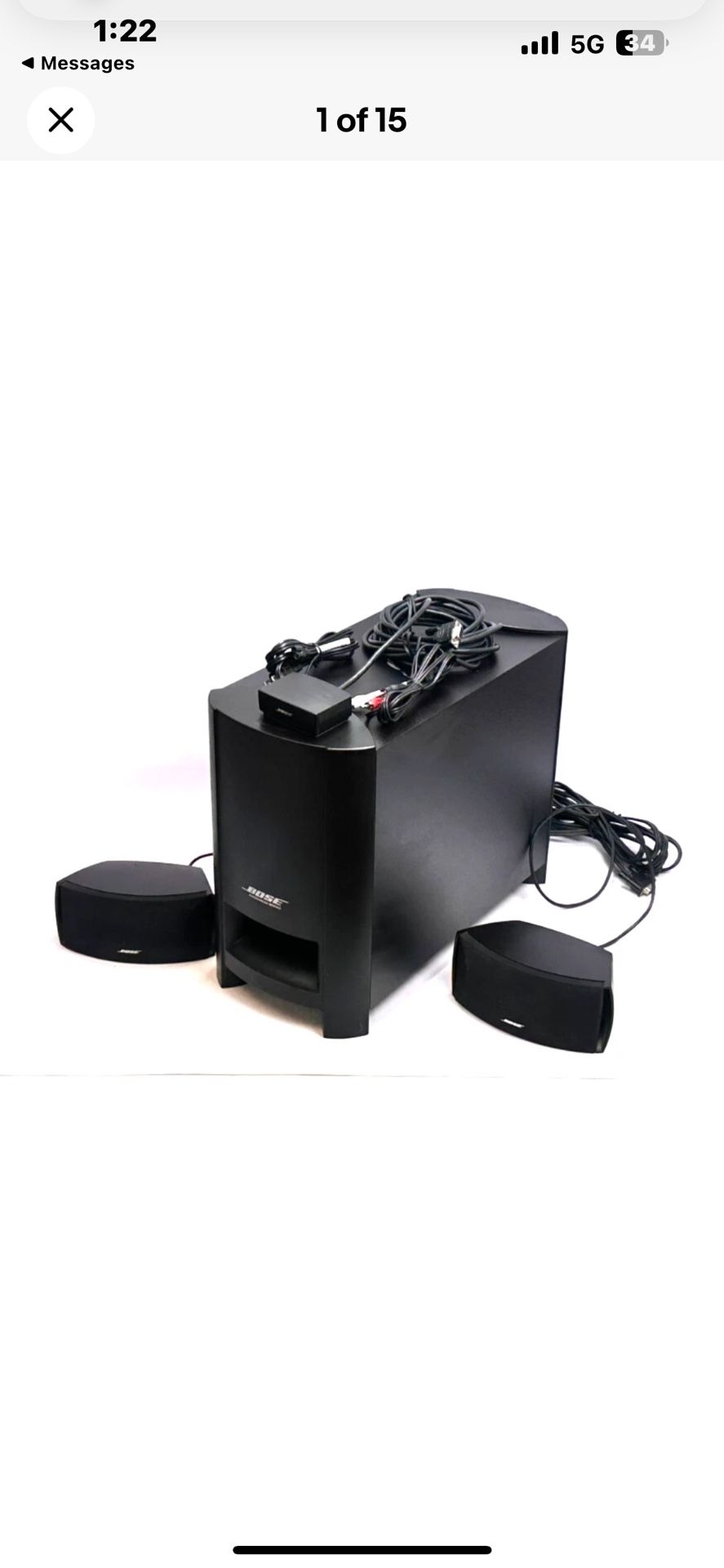 Bose CineMate Series II Digital Home Theater Speaker System