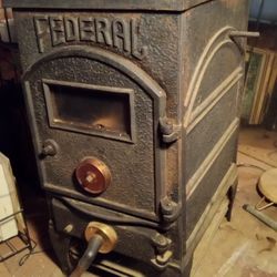 1890's Wood burner. From Cottage At Lake Brady