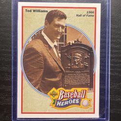 1992 Upper Deck Baseball Heroes Ted Williams Baseball Card #35