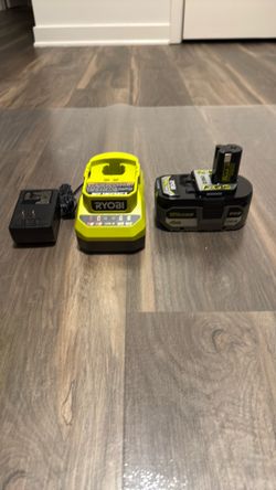 Ryobi 18v 4ah HIGH PERFORMANCE battery with charger