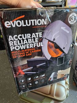 Evolution 14" Multi-Material Carbide Tip Chop Saw