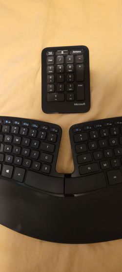 Microsoft Wireless Sculpt Ergonimic Keyboard and Numpad