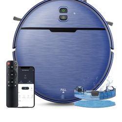 2 in 1 Mopping and Vacuuming Robot, Robot Vacuum and Mop Combo Compatible with WiFi/App, Robotic Vacuum Cleaner Self-Charging, Slim, Ideal for Pet Fam