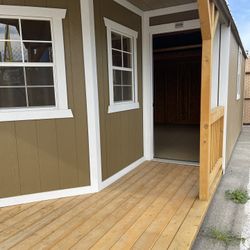 Storage Shed With Front Porch