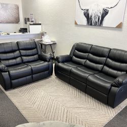 Sofa And Loveseat With Recliners 