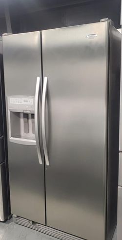 Whirlpool Side-by-Side Stainless Steel Fridge
