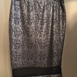 Women’s Pencil Shimmer Skirt 