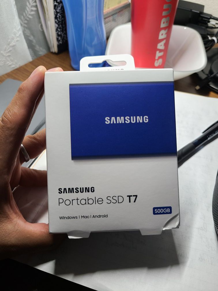 Samsung T7 500GB SSD External Drive