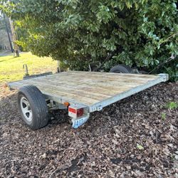 Solid flatbed trailer 3500lb