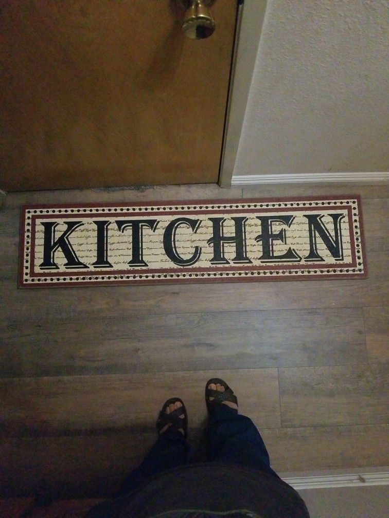 Kitchen Sign 12 Inches By 47 Inches