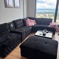BLACK AND GOLD COUCHES FOR SALE