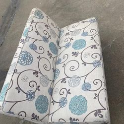 FREE DELIVERY - Blue/White Loveseat