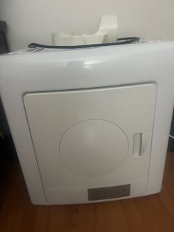 White Front-Load Clothes Dryer