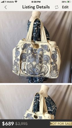 $3995, Auth Gucci Python Hysteria XL Bag