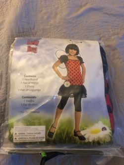 Lady Bug girls XL 14-16 costume