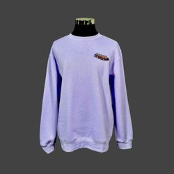 Marvel Spider-Man Light Purple Long Pullover Crewneck Graphic Sweatshirt Sz XL