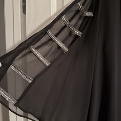 Black Dress with Rhinestones