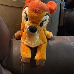 Bambi Walt Disney Store Stuffed Deer Plush Exclusive 13 14 Inch 