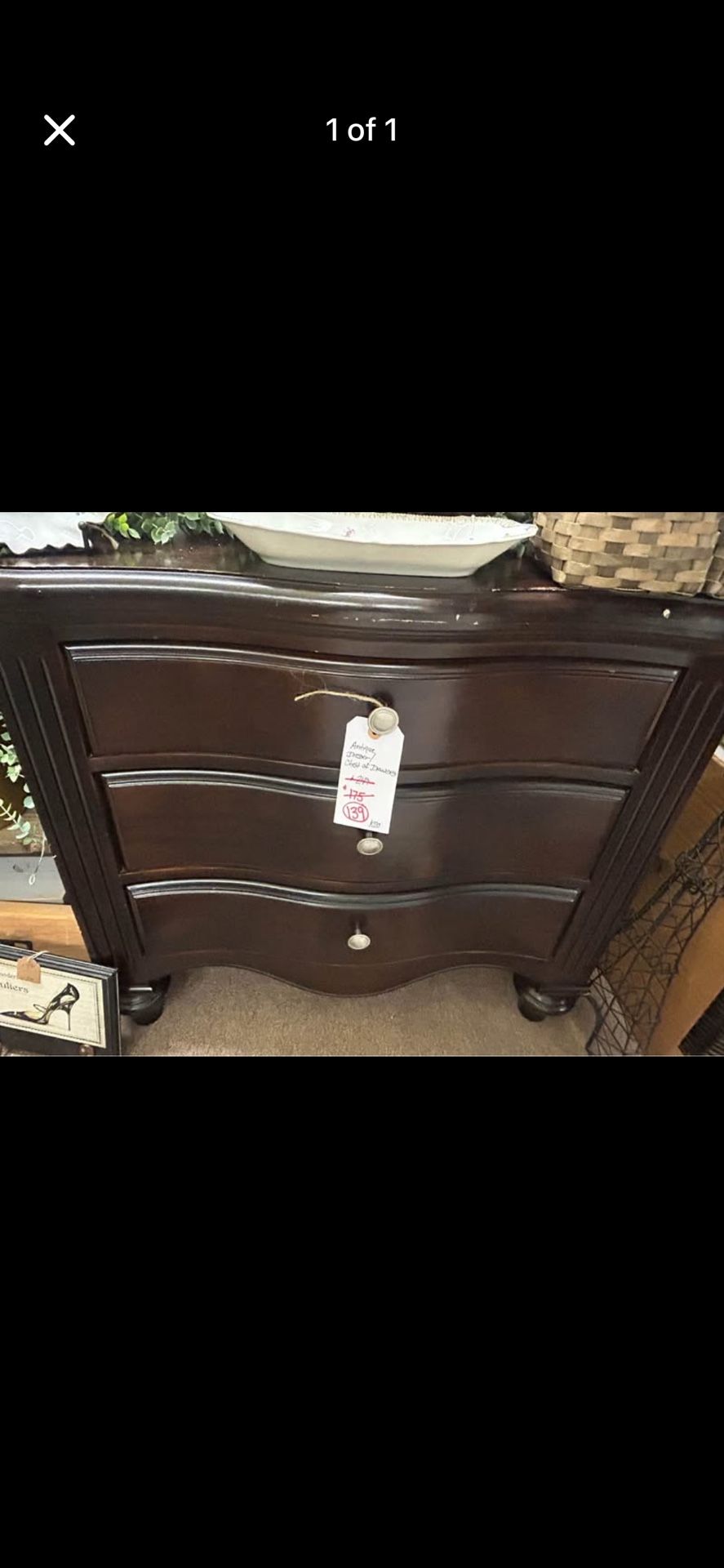Antique 3 Drawer Dresser